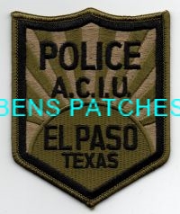 TEXAS,EL PASO POLICE ACIU SUBDUED 1